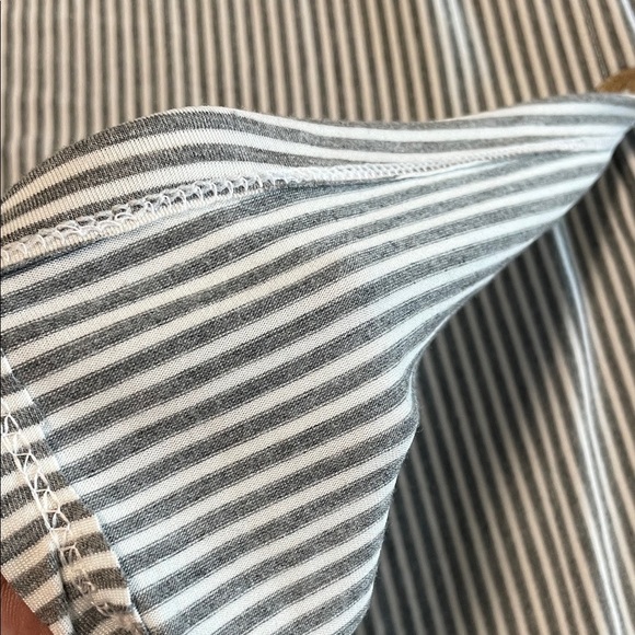 Striped Button-Down A-Line Skirt - Picture 5 of 6